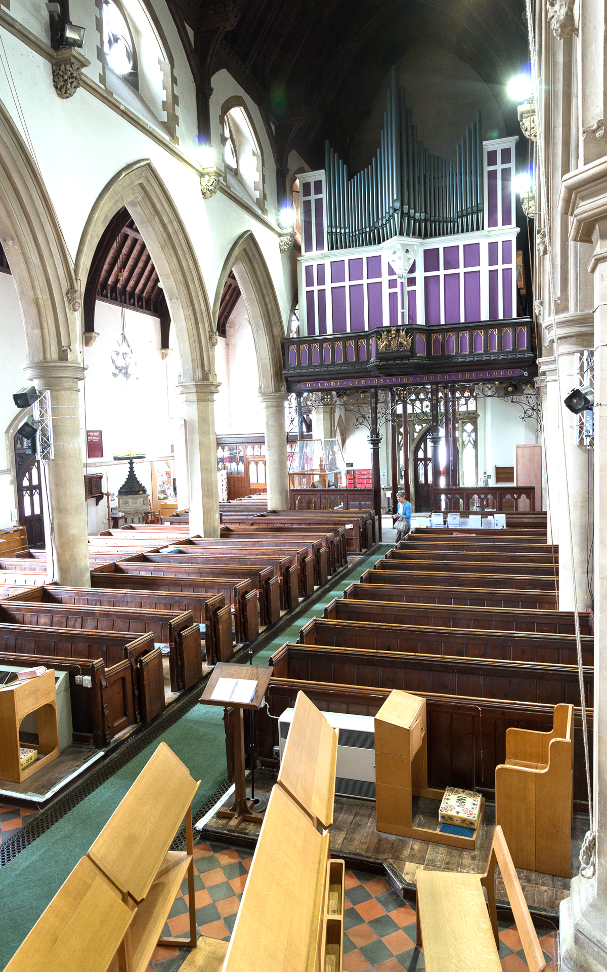 Interior of the Minster